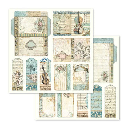 Music 12"x12" Scrapbooking Pad