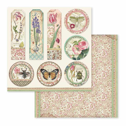Spring Botanic 12"x12" Scrapbooking Pad