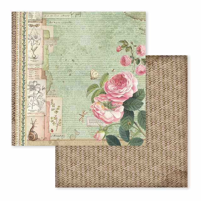 Spring Botanic 12"x12" Scrapbooking Pad