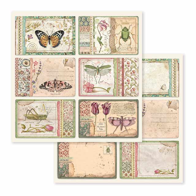 Spring Botanic 12"x12" Scrapbooking Pad