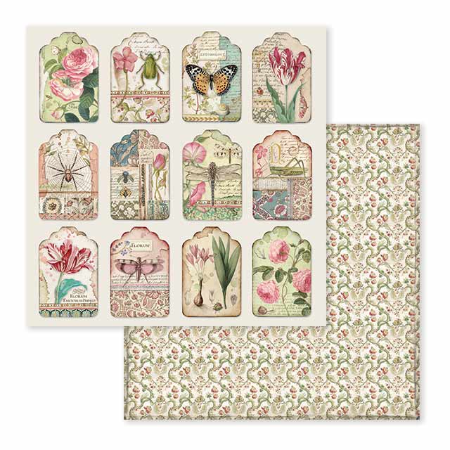 Spring Botanic 12"x12" Scrapbooking Pad