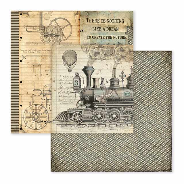 Voyages Fantastiques 12"x12" Scrapbooking Pad