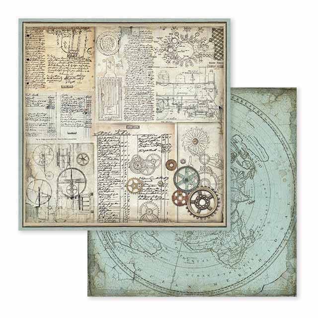 Voyages Fantastiques 12"x12" Scrapbooking Pad