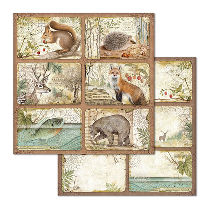 Forest 8"x8" Scrapbooking Pad