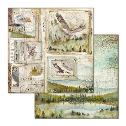 Forest 8"x8" Scrapbooking Pad