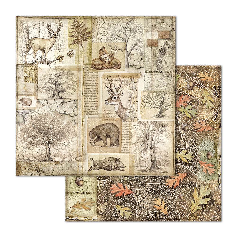 Forest 8"x8" Scrapbooking Pad