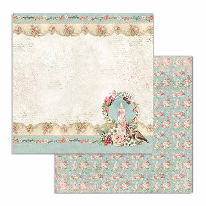 Pink Christmas 12"x12" Scrapbooking Pad