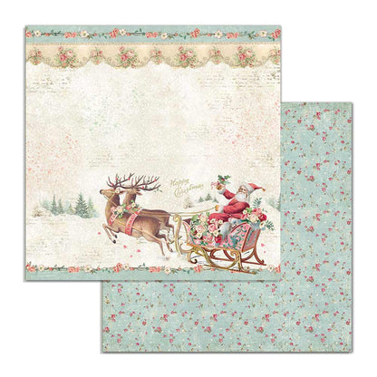 Pink Christmas 12"x12" Scrapbooking Pad