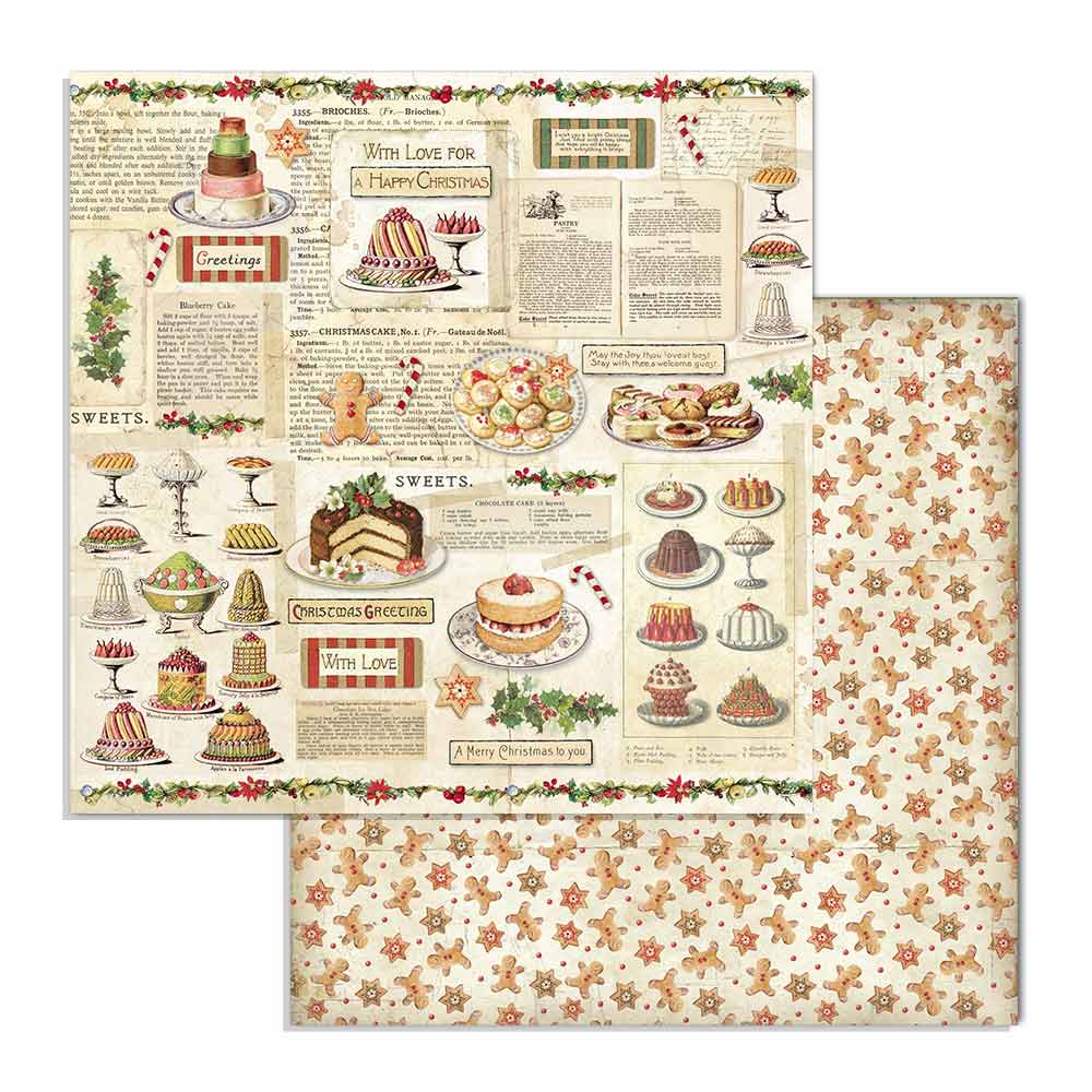 Classic Christmas 12"x12" Scrapbooking Pad