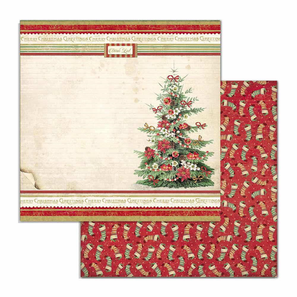 Classic Christmas 12"x12" Scrapbooking Pad