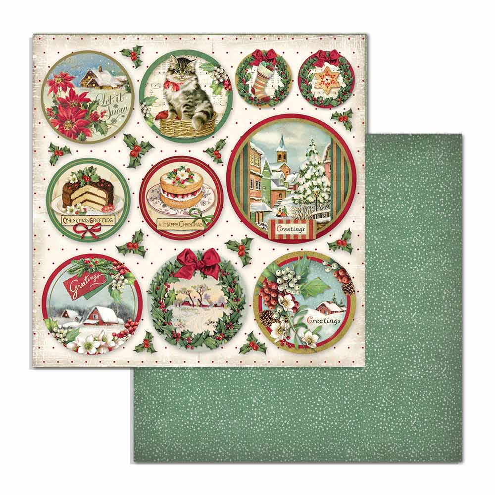 Classic Christmas 12"x12" Scrapbooking Pad