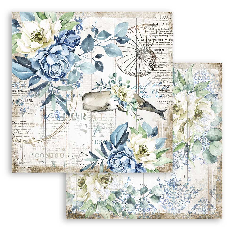 Romantic Sea Dream 12"x12" Scrapbooking Pad