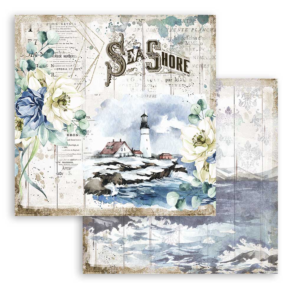 Romantic Sea Dream 12"x12" Scrapbooking Pad