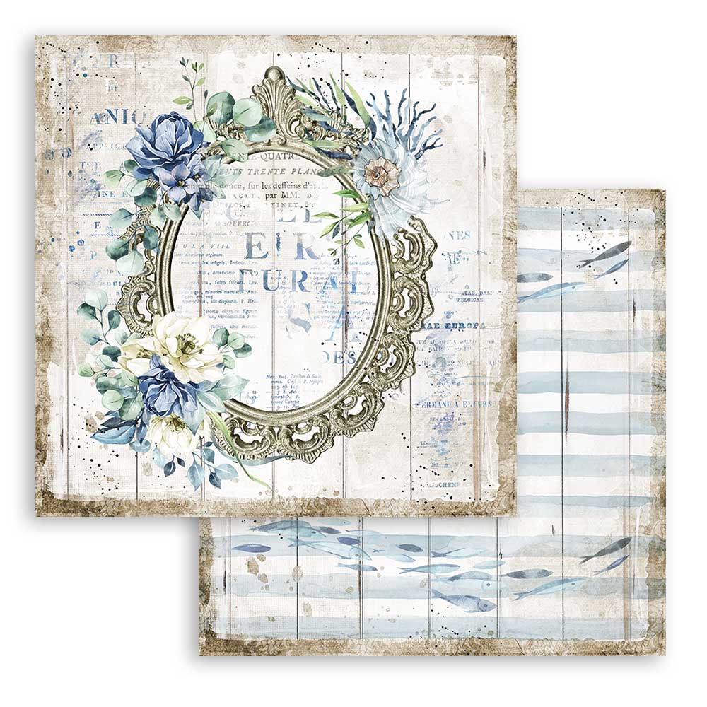 Romantic Sea Dream 8"x8" Scrapbooking Pad