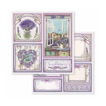 Provence 8"x8" Scrapbooking Pad