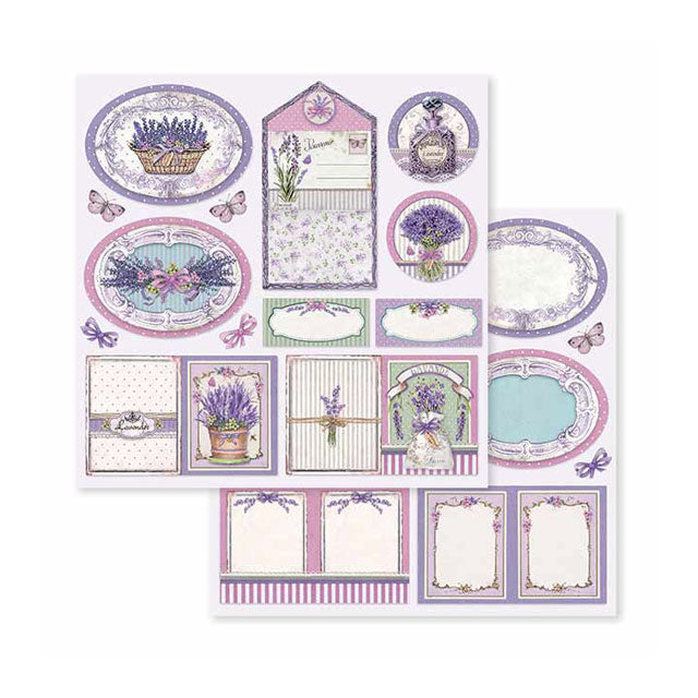 Provence 8"x8" Scrapbooking Pad