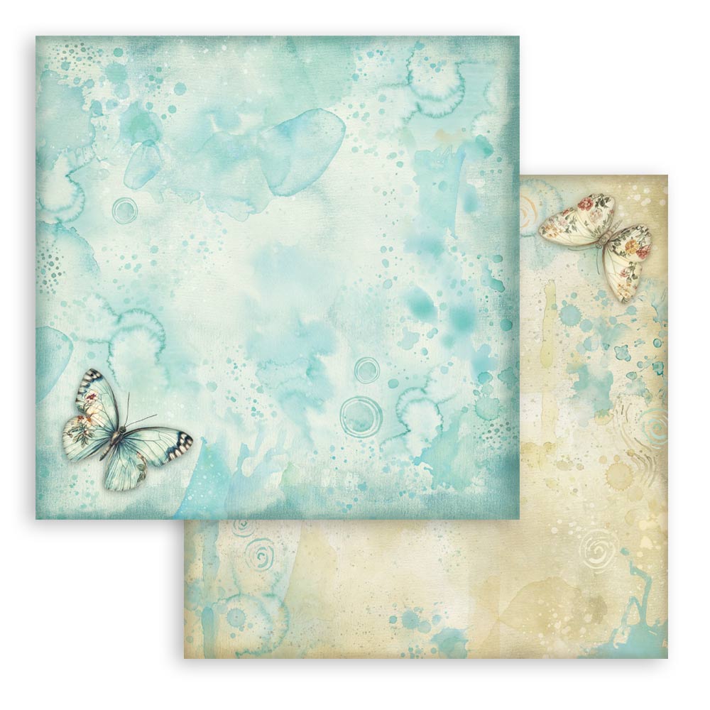 Daisy Art Backgrounds 8"x8" Scrapbooking Pad