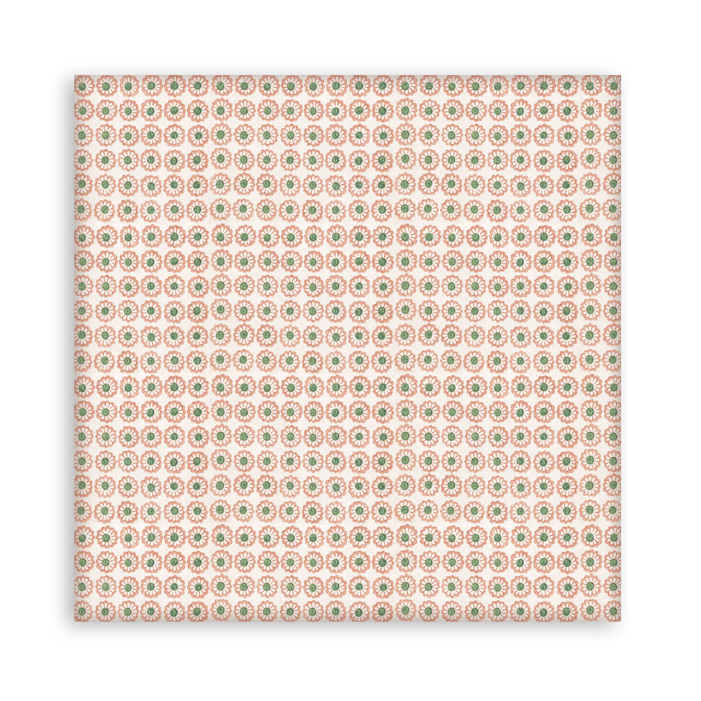 Daisy Art Backgrounds 8"x8" Scrapbooking Pad