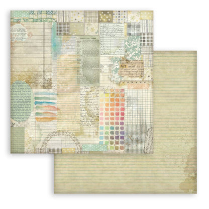 Daisy Art Backgrounds 8"x8" Scrapbooking Pad