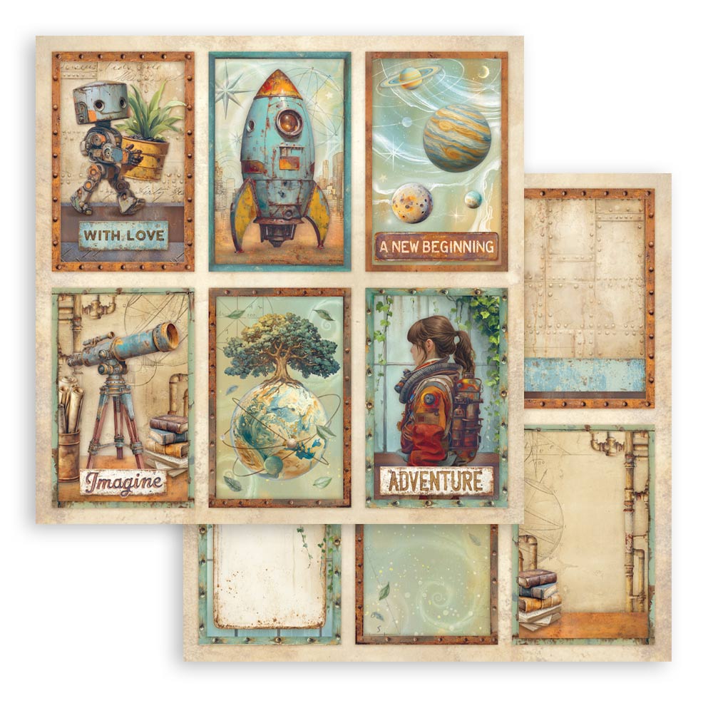 A New Beginning 8"x8" Scrapbooking Pad