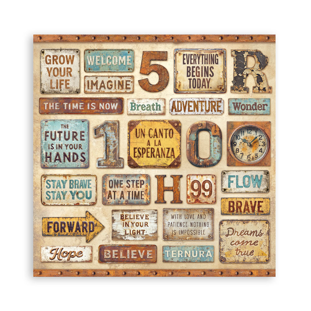 A New Beginning 8"x8" Scrapbooking Pad