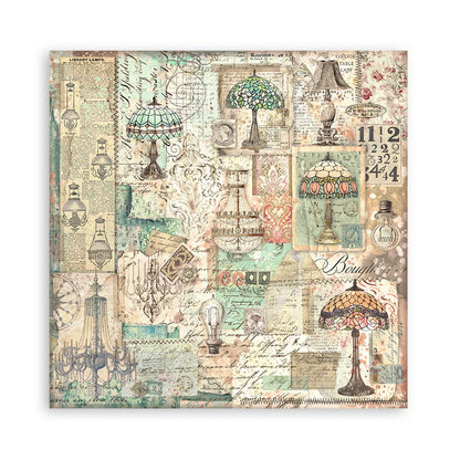 Brocante Antiques 12"x12" Single Faced Maxi Scrapbooking Pad