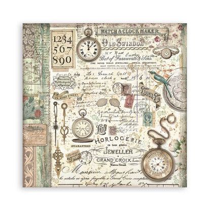 Brocante Antiques 12"x12" Single Faced Maxi Scrapbooking Pad