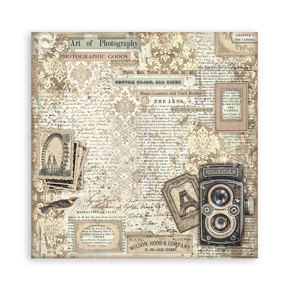Brocante Antiques 12"x12" Single Faced Maxi Scrapbooking Pad