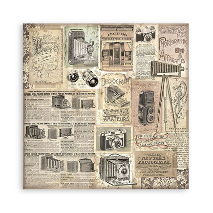 Brocante Antiques 12"x12" Single Faced Maxi Scrapbooking Pad