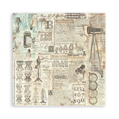 Brocante Antiques 12"x12" Single Faced Maxi Scrapbooking Pad