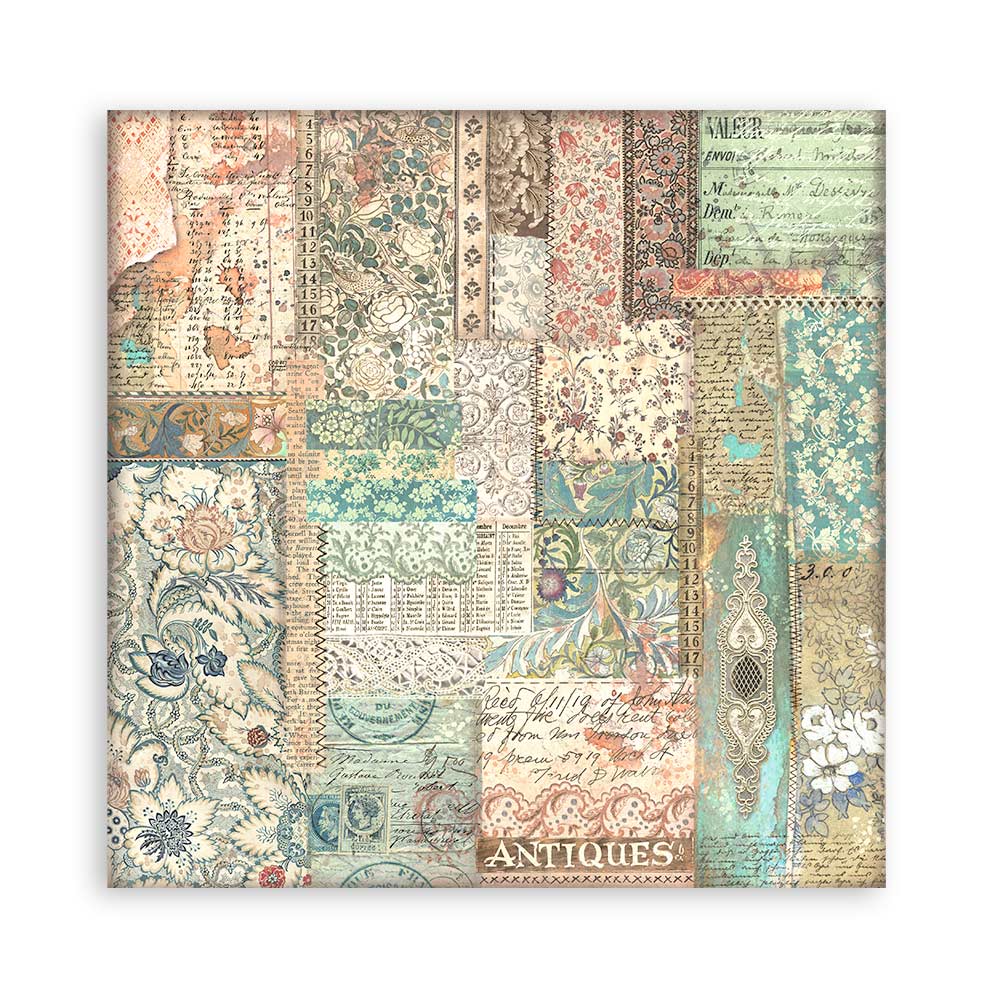 Brocante Antiques 12"x12" Single Faced Maxi Scrapbooking Pad