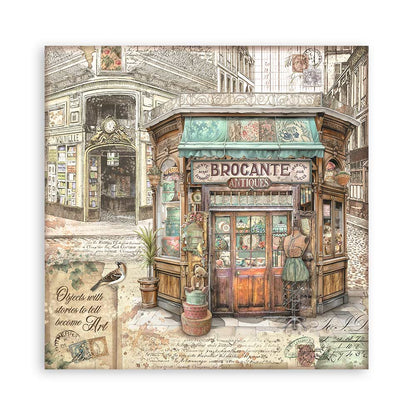 Brocante Antiques 12"x12" Single Faced Maxi Scrapbooking Pad
