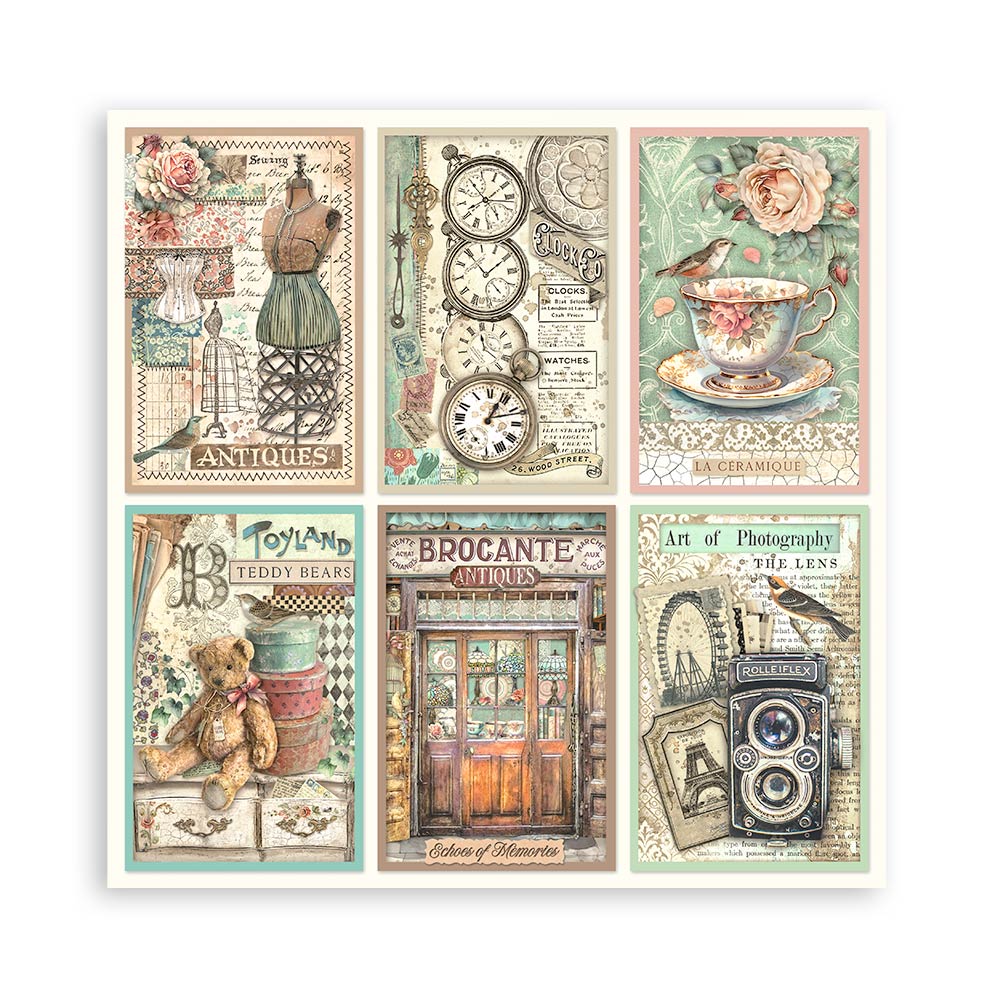 Brocante Antiques 12"x12" Single Faced Maxi Scrapbooking Pad