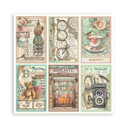 Brocante Antiques 12"x12" Single Faced Maxi Scrapbooking Pad