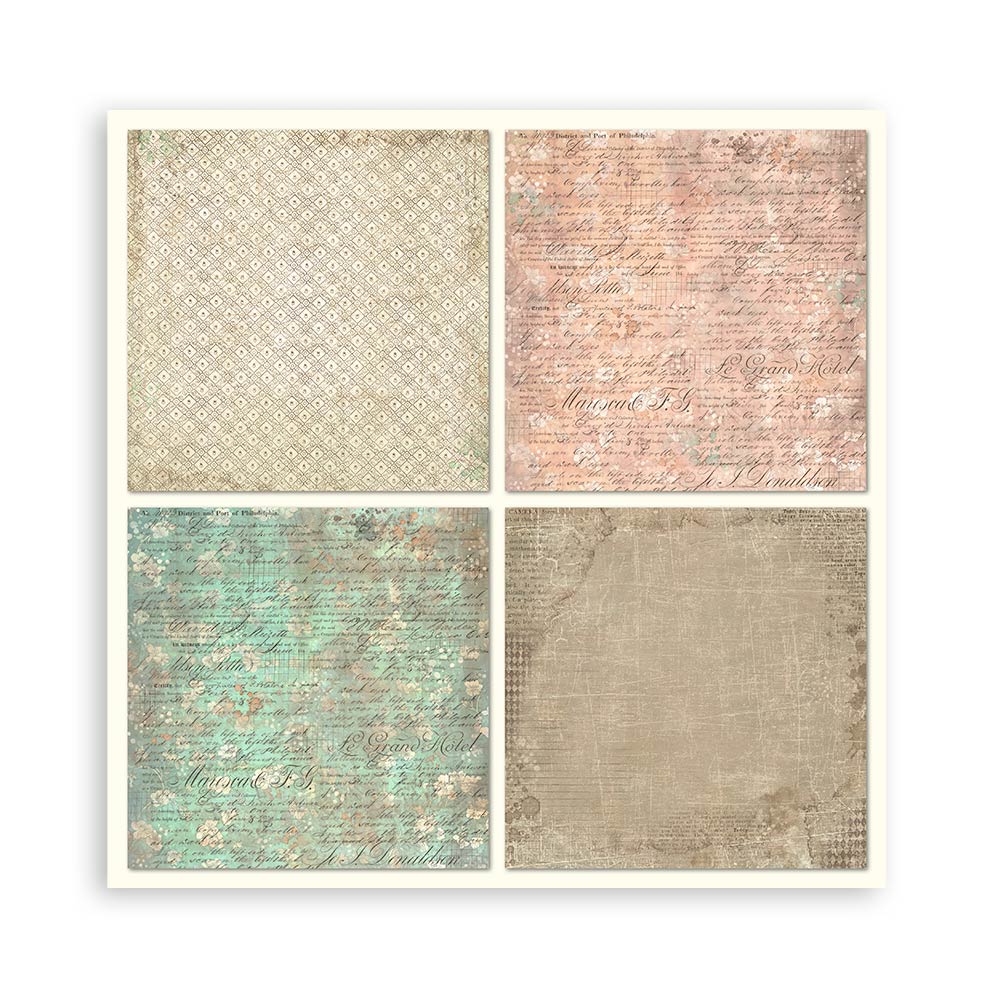 Brocante Antiques 12"x12" Single Faced Maxi Scrapbooking Pad