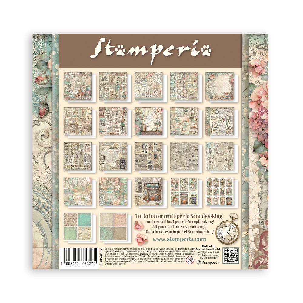 Brocante Antiques 12"x12" Single Faced Maxi Scrapbooking Pad