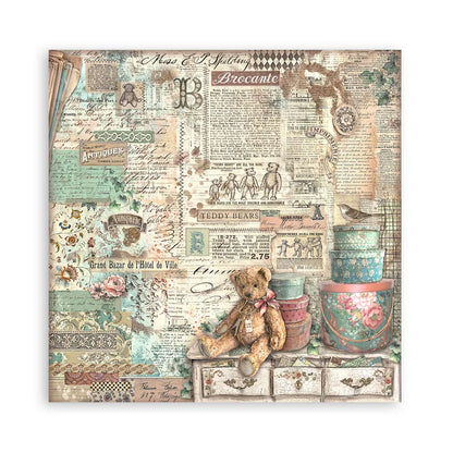 Brocante Antiques 12"x12" Single Faced Maxi Scrapbooking Pad