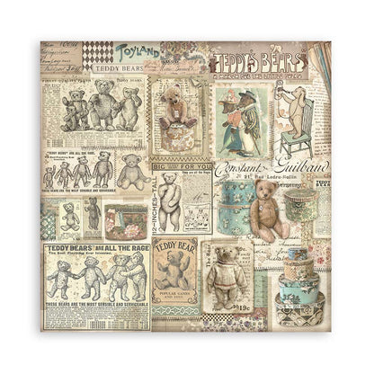 Brocante Antiques 12"x12" Single Faced Maxi Scrapbooking Pad