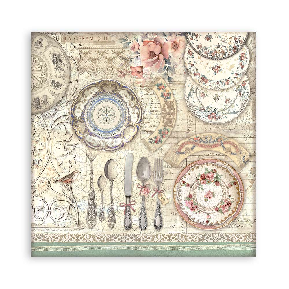 Brocante Antiques 12"x12" Single Faced Maxi Scrapbooking Pad