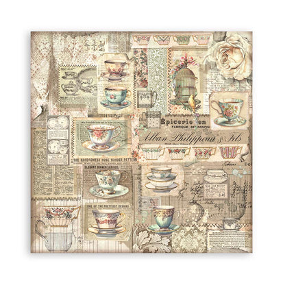 Brocante Antiques 12"x12" Single Faced Maxi Scrapbooking Pad