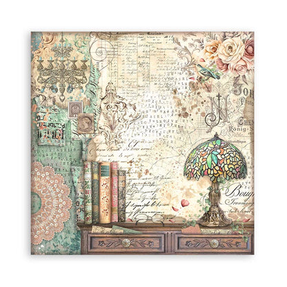 Brocante Antiques 12"x12" Single Faced Maxi Scrapbooking Pad