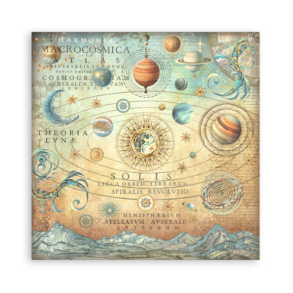 Fortune 12"x12" Single Faced Maxi Scrapbooking Pad