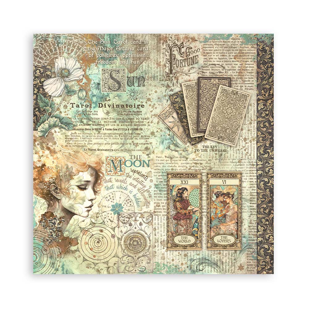 Fortune 12"x12" Single Faced Maxi Scrapbooking Pad
