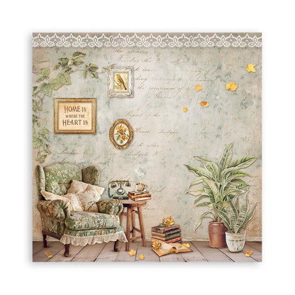 Golden Harmony 12"x12" Single Faced Maxi Scrapbooking Pad