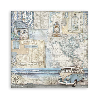Silent Sea 12"x12" Single Faced Maxi Scrapbooking Pad