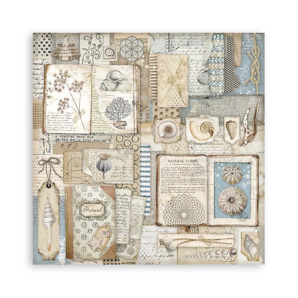Silent Sea 12"x12" Single Faced Maxi Scrapbooking Pad