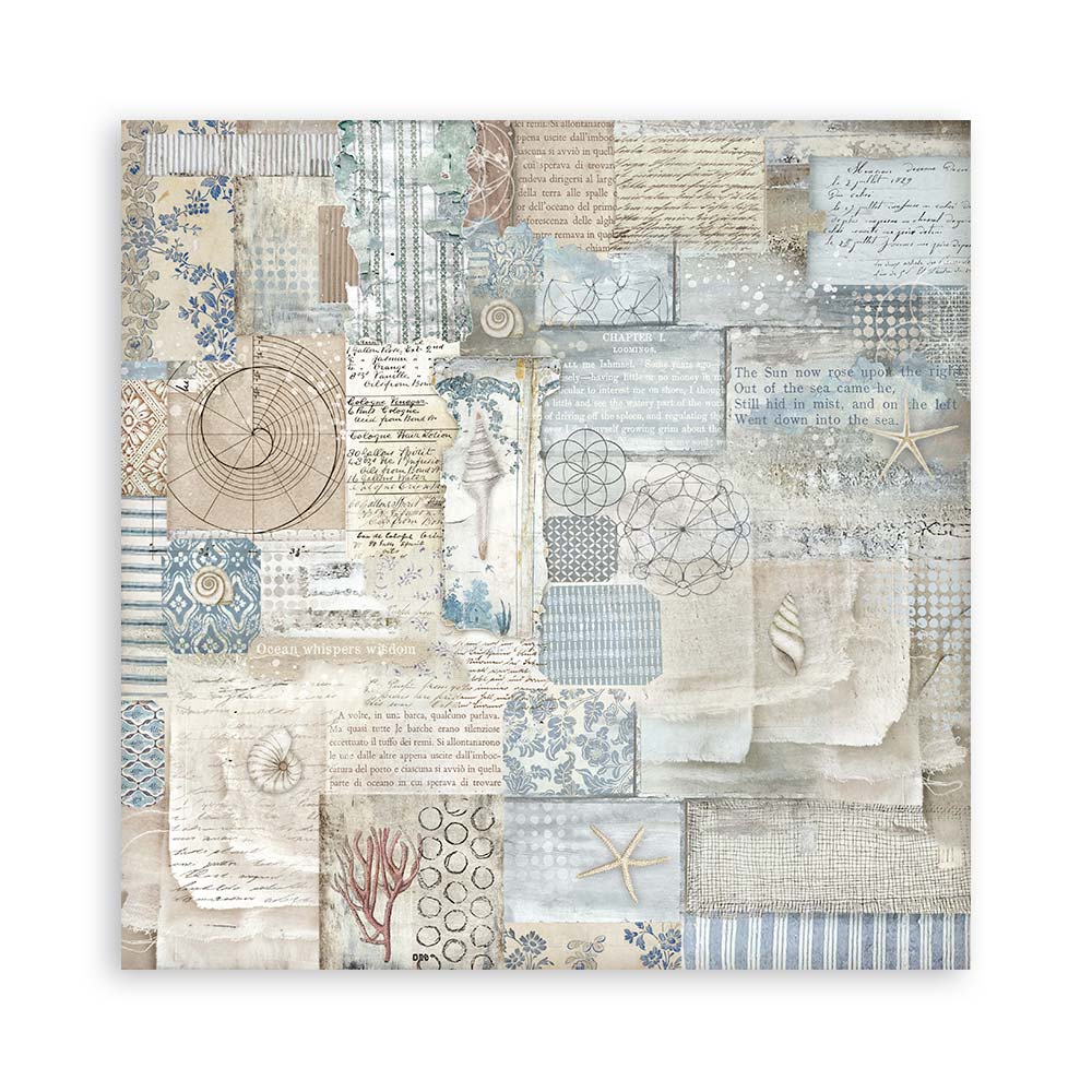 Silent Sea 12"x12" Single Faced Maxi Scrapbooking Pad
