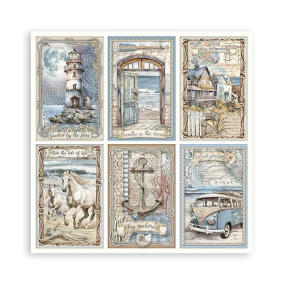 Silent Sea 12"x12" Single Faced Maxi Scrapbooking Pad