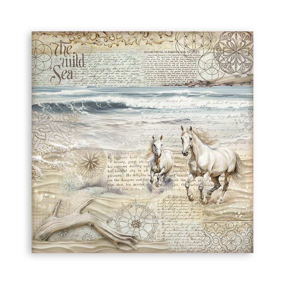 Silent Sea 12"x12" Single Faced Maxi Scrapbooking Pad