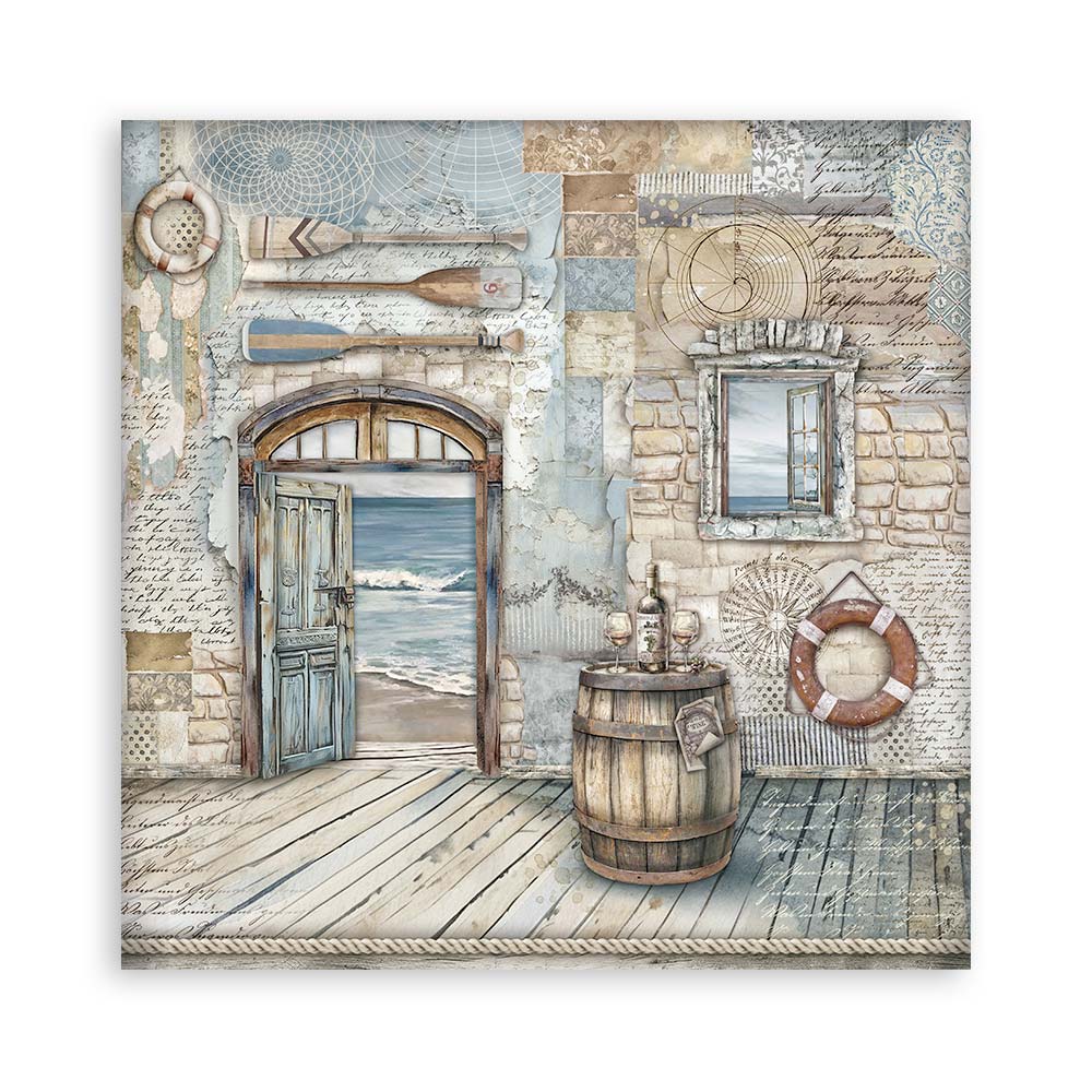 Silent Sea 12"x12" Single Faced Maxi Scrapbooking Pad
